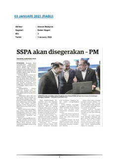 SSPA akan disegerakan -PM