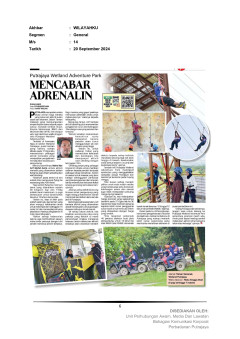 Putrajaya Wetland Adventure Park Mencabar Adrenalin