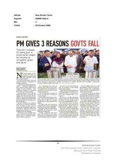 PM Gives 3 Reason Govts Fall