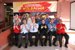 Lawatan Tapak Pelancaran Produk Wollbachia